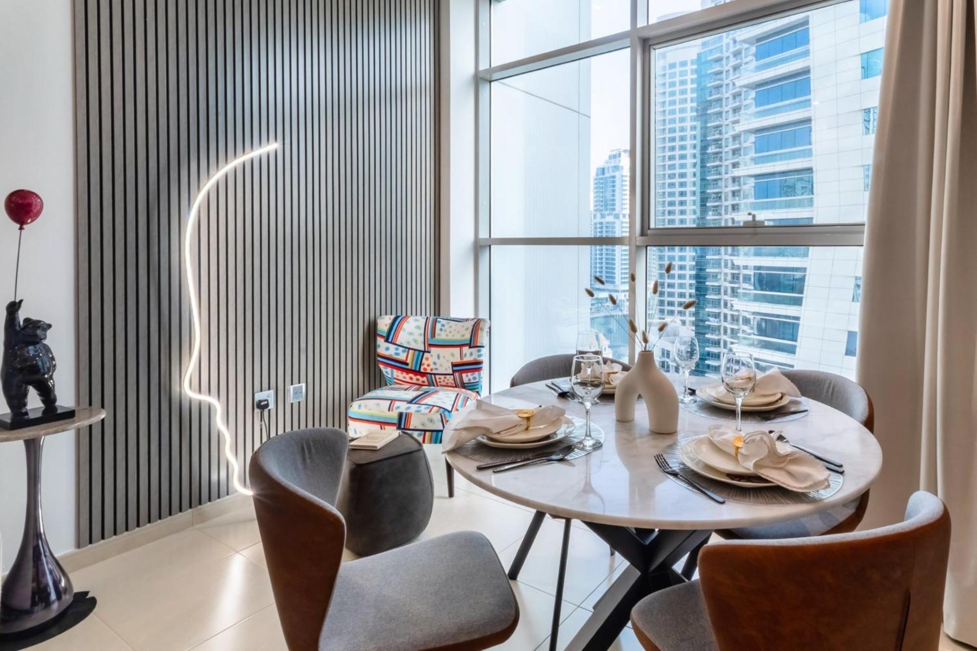 Jbr Beach & Marina Walk I Ain Dubai View I 1 Bdr Esterno foto